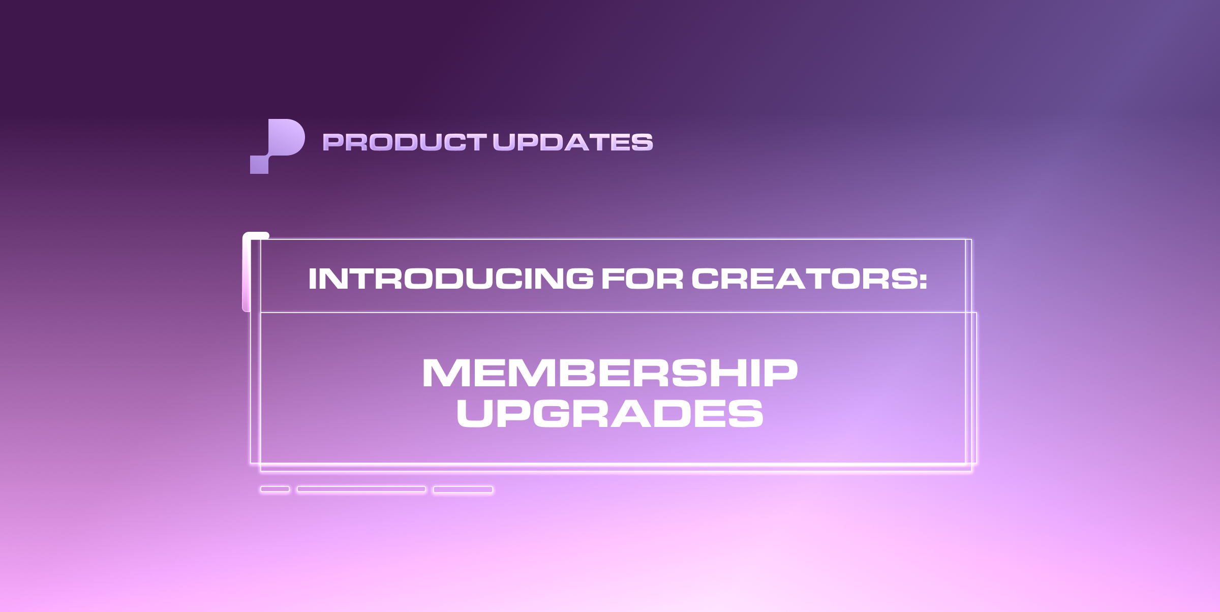 Setting Up Membership Upgrades