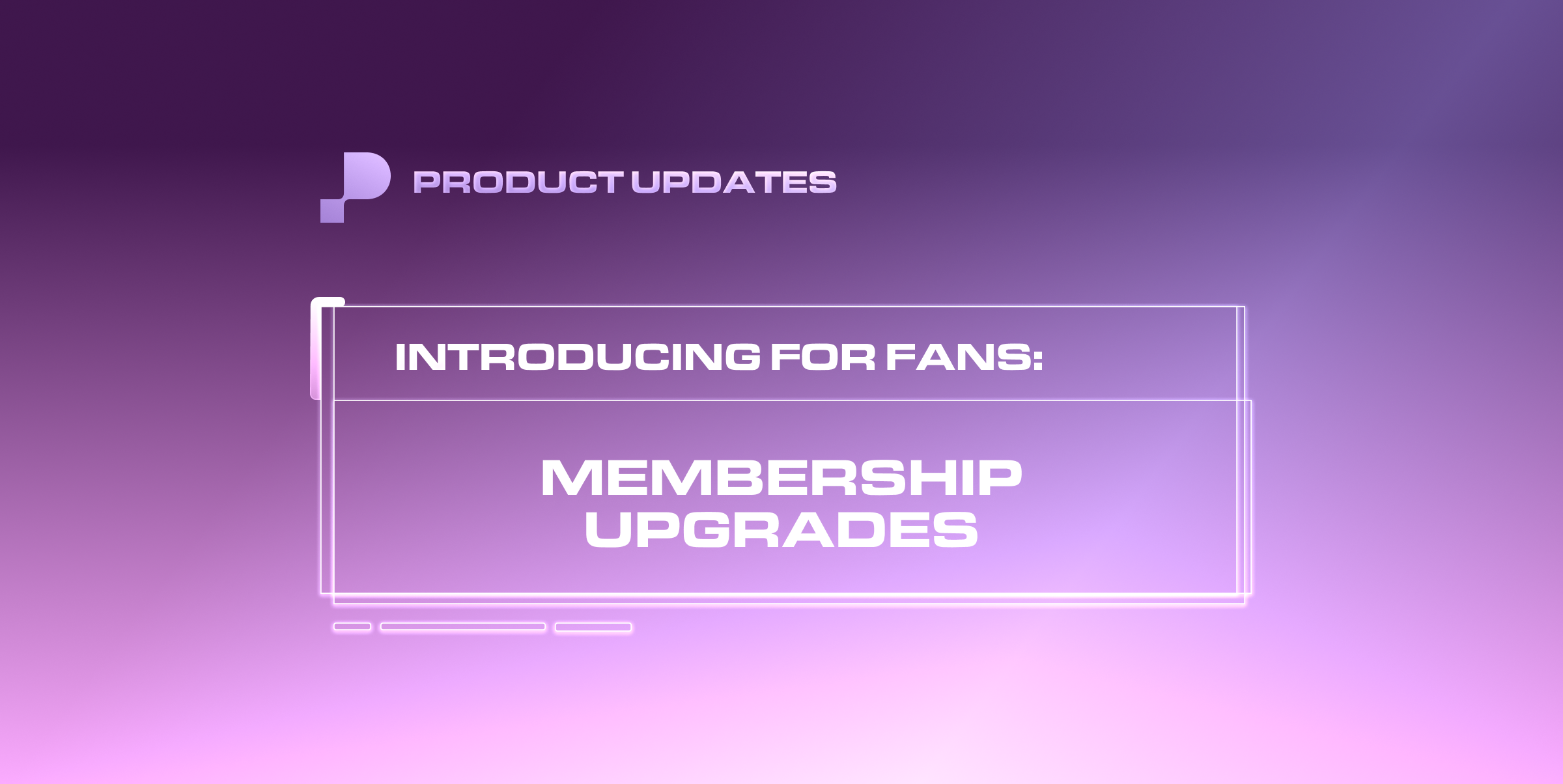 Upgrading Your Membership